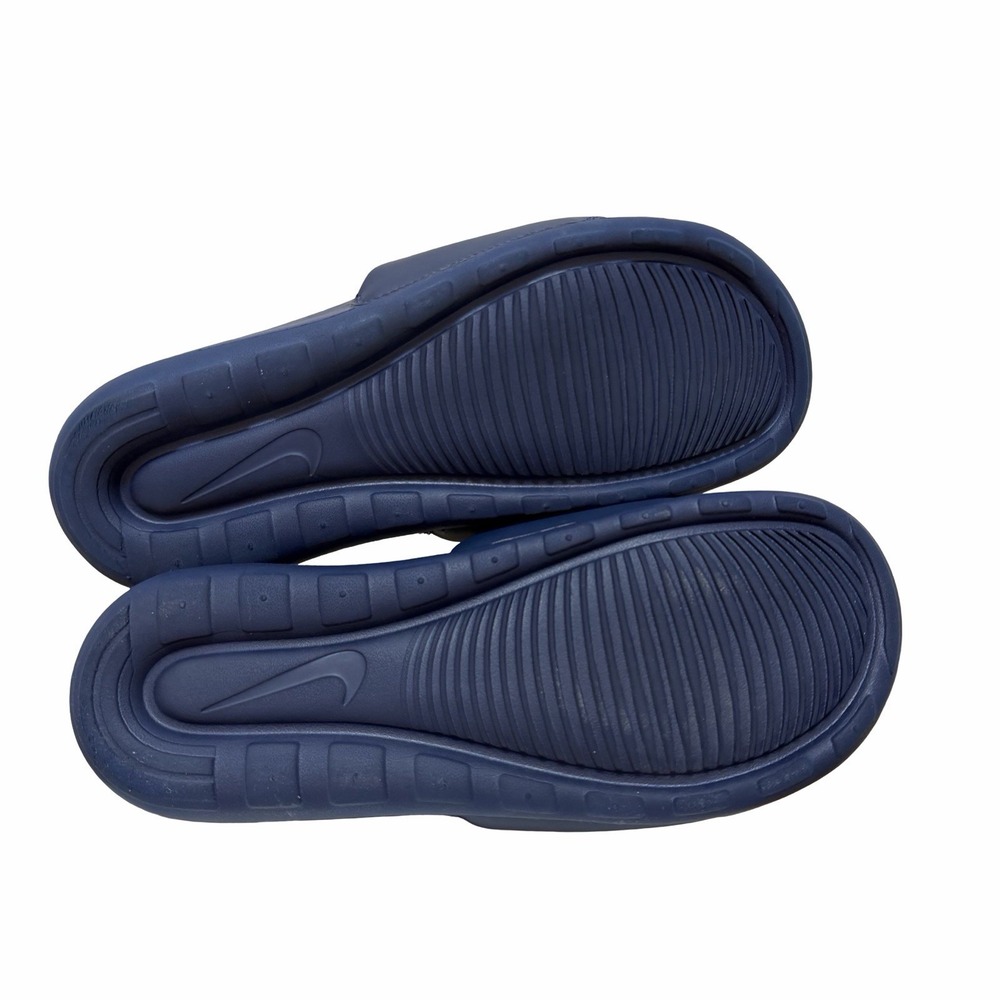 Nike Victori One Slide Mens US 11 EU 45 Navy White Summer Casual Pool Flip Flops - Picture 6 of 7